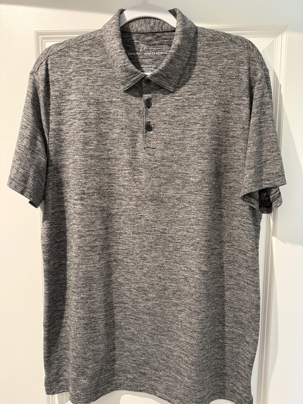 Marc Anthony Men’s Heathered Charcoal Polo